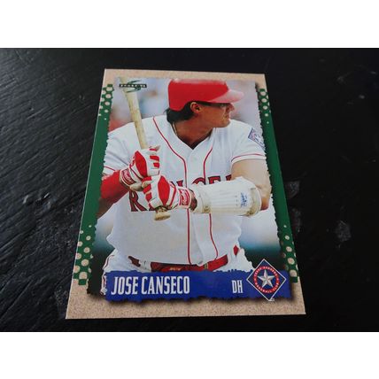 1995 Score Card # 004 Jose Canseco Near Mint (7) Texas Rangers