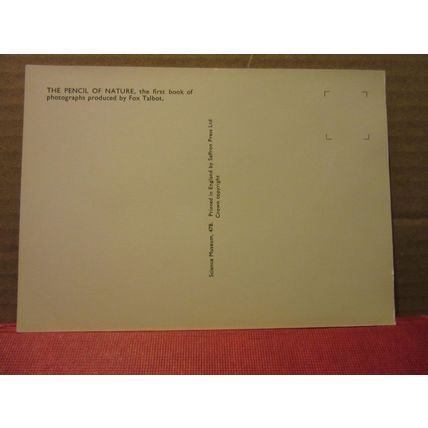 1st BOOK OF PHOTOGRAPHS, LACOCK ABBEY. WILTSHIRE unused postcard Science Muse =