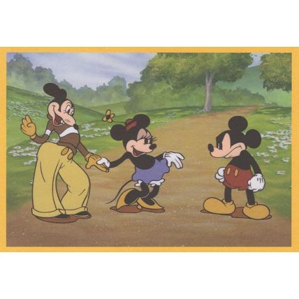 Mickeys Rival Walt Disney Goofy Minnie Mouse Cartoon Postcard