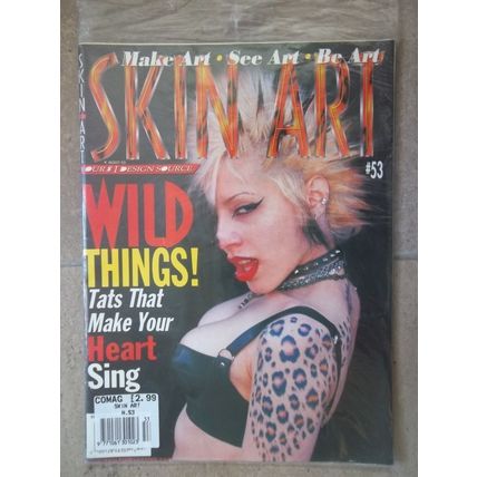 Skin Art Magazine #53 1998 Elaine Kastanias Cliff Weiss Art & Ink