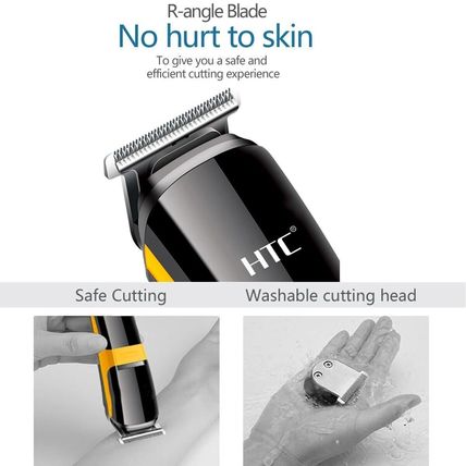 HTC Mens Hair Trimmer Grooming Kit 3in1 Beard Face Nose Ear Hair Clippers AT1322