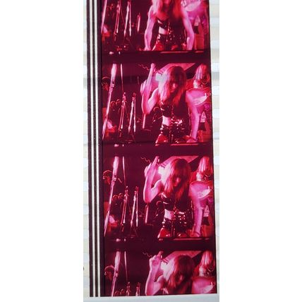 ALICE COOPER. Pk MTP - c064L . 1 STRIP OF 5 - 35MM FILM CELLS.