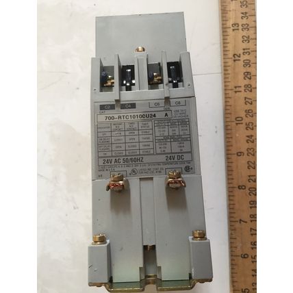 ALLEN BRADLEY 700-RTC10100U24,RTC,24V DC RELAY,INDUSTRIAL 5A/300VDC CONTACTOR,CD