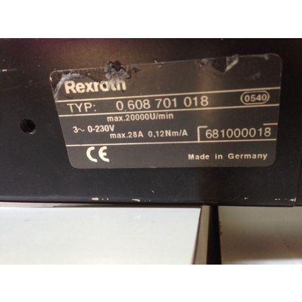 REXROTH 0 608 801 005 NUTRUNNER,3/4,0 608 801 008,0 608 701 018,0 608 720 040,HD