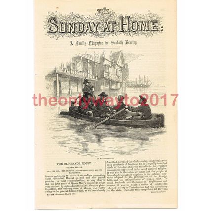At Kingston on Hull, Victorian Art, Book Illustration, 1866