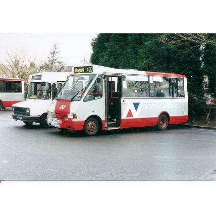 Colour Photograph of Northumbria Motor Services Ltd. - E802 BTN
