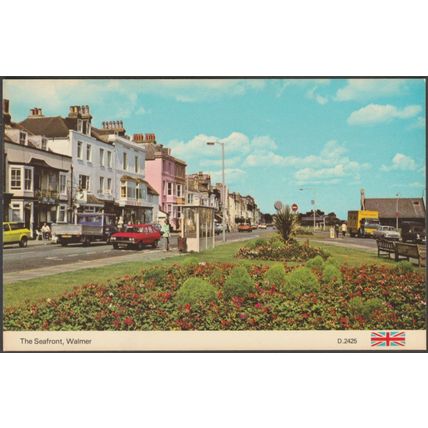 The Seafront, Walmer, Kent, c.1980 - ETW Dennis Postcard
