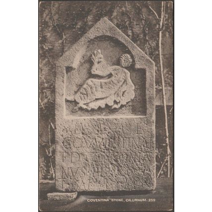 Coventina Stone, Cilurnum, Northumberland, c.1910 - Gibson & Son Postcard