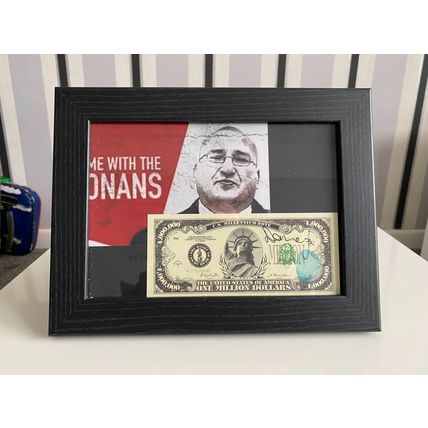 Domenyk Noonan hand signed autograph dollar thumb Manchester gangster framed