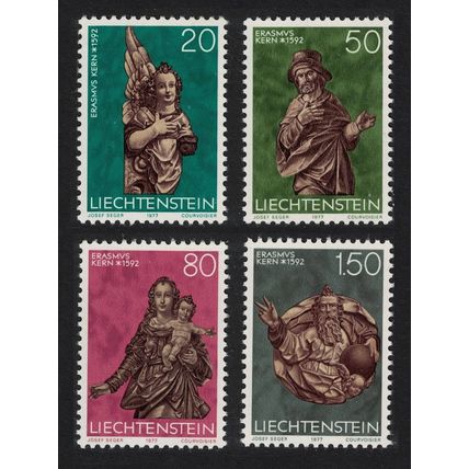 Liechtenstein Christmas Sculptures by Erasmus Kern 4v 1977 MNH SG#685-688