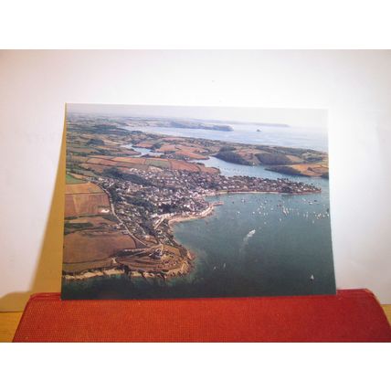 AERIAL VIEW, ST. MAWES, CORNWALL unused postcard =