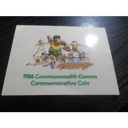 1986 Elizabeth II £2 coin to commemorate the Commonwealth Games.