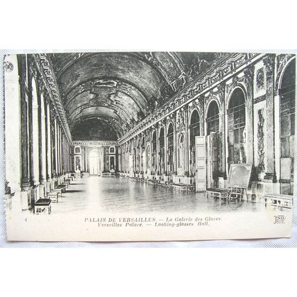 vintage postcard Versailles Palace, France