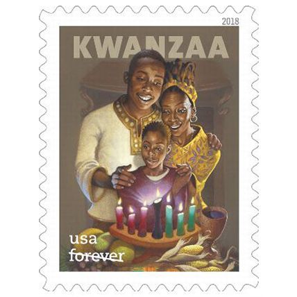 Kwanzaa 2018 Sheet of 20 Current Rate Stamps Scott 5337