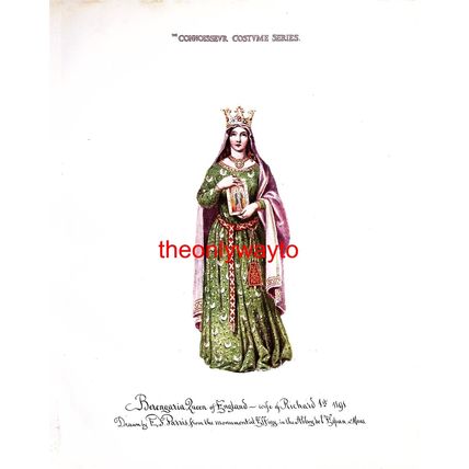 Berengaria, Queen Of England, E S Parris, Book Illustration (Print), 1903