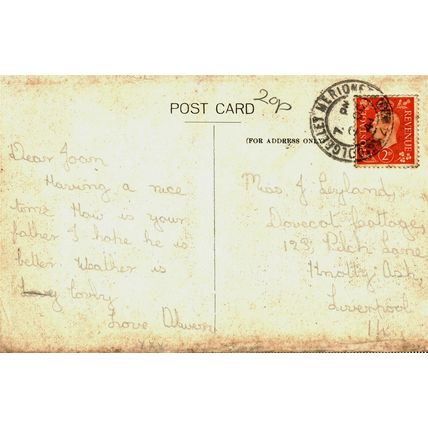 Falls Near Penmaenpool, Near Dolgellau, Wales, Postcard, 1941