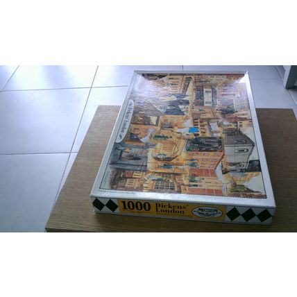 Dickens' London Jigsaw Puzzle (1000 Piece - 2 MISSING) Mandolin Puzzles (1990)