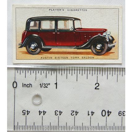 1936 Players Motor Cars No. 7 Austin Sixteen York Saloon