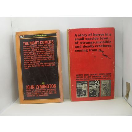 2 John Lymington PBs A Sword Above the Night & The Coming of the Terrans | Poor
