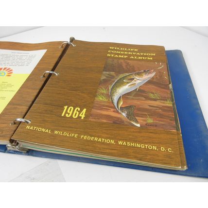 LOT of 16 Wildlife Conservation Stamp Albums All COMPLETE 1950s,1960,1970,1980s