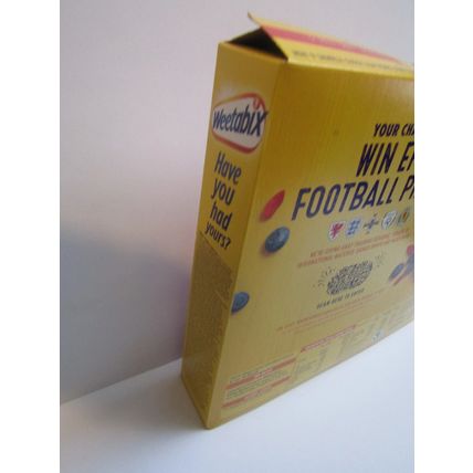 Weetabix 2021 Cereal Box Empty Wild Cats Football Prizes Offer