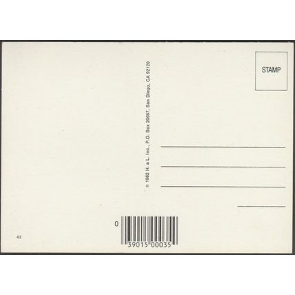 Miss You, 1982 - H & L Postcard