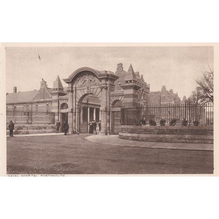 ED 147 PORTSMOUTH - NAVAL HOSPITAL PRINTED POSTCARD
