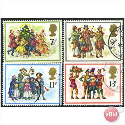 1978 Christmas Set SG1071-1074 Fine/Very Fine Used