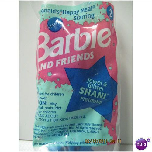 1994 McDonalds BARBIE #2 JEWEL & GLITTER SHANI
