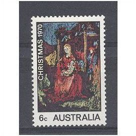 1970 Christmas stamp.Mounted Mint.springstampex20 13