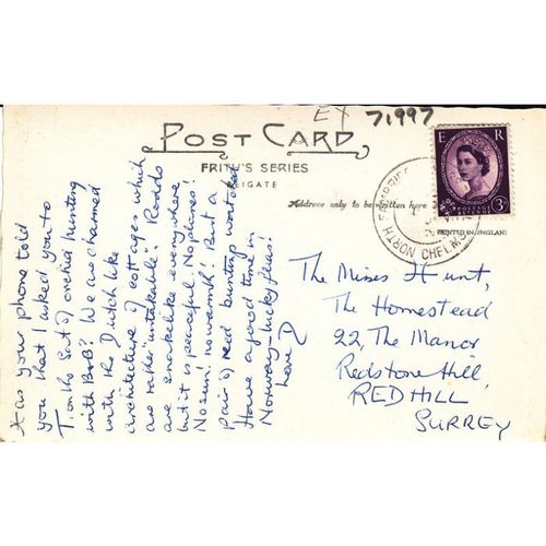 High Street, Burnham on Crouch Essex Postcard(EX71997) Nice postmark