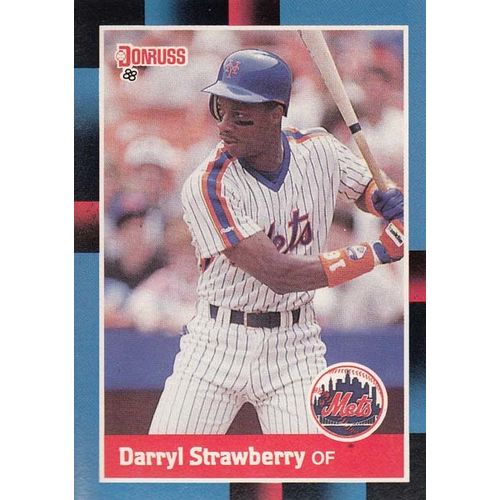 1988 Donruss baseball Darryl Strawberry card #439-NM- Mets