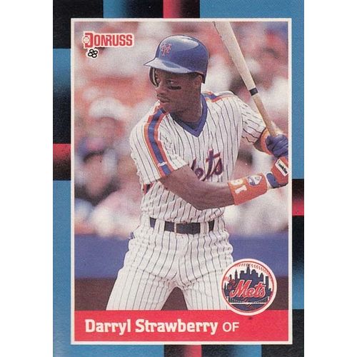 1988 Donruss baseball Darryl Strawberry card #439-NM- Mets