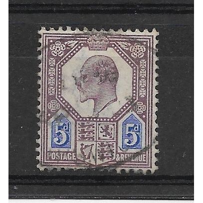 GB.SG242 5d Dull Purple and Ultramarine.Variety Unchecked.Fine Used.Nov18