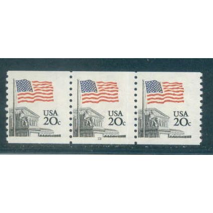 1895a 20c U.S. Flag Barely Clears MDG SG PNC 12/3 P0133