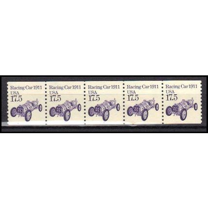 2262 17.5c Race Car Very Fine MNH Dry Gum PNC 1/5 X0925