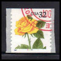 Used 3054 32c Yellow Rose Very Fine CNS 5555 PA6951