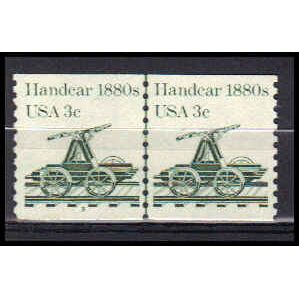 1898 3c Handcar Very Fine MNH Dry Gum CNP Left 3 PA0306