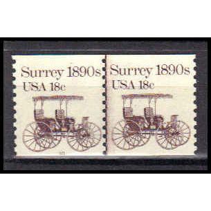 1907 18c Surrey Fine MNH Dry Gum CNP Left 10 PA0513