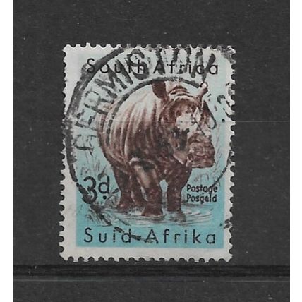 SouthAfrica.SG155 3d White Rhinoceros.Fine Used.Sept21b