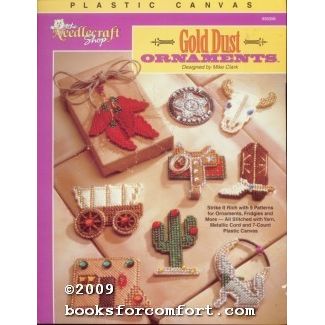 Plastic Canvas Gold Dust Ornaments 933358