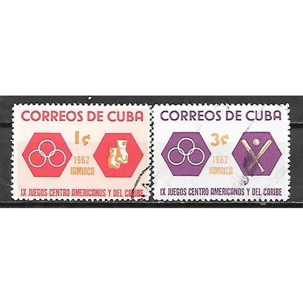 Cuba N° 629 631 YVERT OBLITERE ( USED )