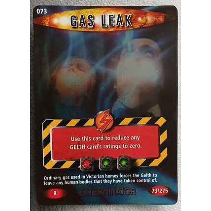 Doctor Who: Battles in Time card: Exterminator 073: Gas Leak