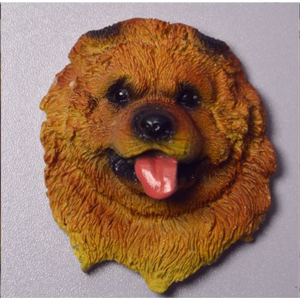 Dog Head Magnetic Refrigerator Magnet Decoration
