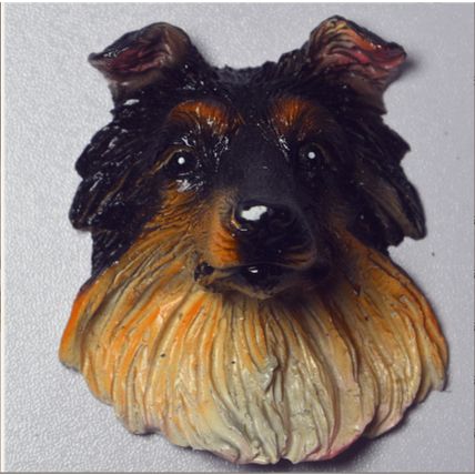 Dog Head Magnetic Refrigerator Magnet Decoration