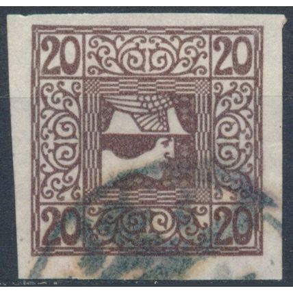 Newspaper Stamps: 20h - Austria 1908 - F H - MiNr 160x