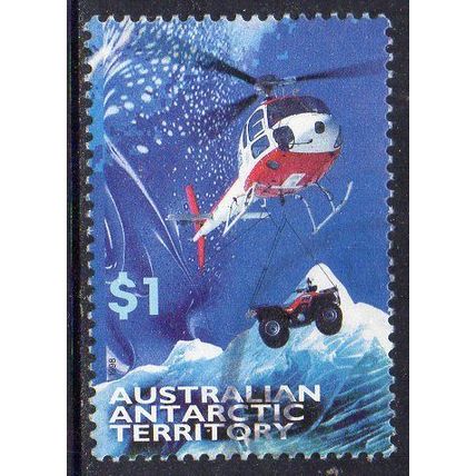 AAT 1998 Antarctic Transport - Helicopter $1 Used