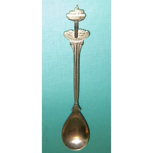 TEASPOON - ‘ EUROMAST ROTTERDAM FERRY LINE ‘ vintage - 5 inches long - 13 cm.