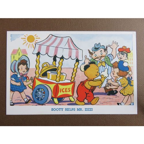 Set of 6 Sooty Postcards