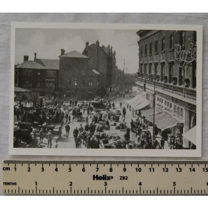 1980s postcard Market Square Hanley Stoke on Trent vintage view